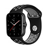 Strap-it® Strap-it Amazfit GTS 2 Sportarmband (Schwarz/Grau) Strap-it® Strap-it Amazfit GTS 2 Sportarmband (Schwarz/Grau)