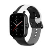 Strap-it® Strap-it Amazfit GTS 2 Sportarmband (Schwarz-Weiß-Grau) Strap-it® Strap-it Amazfit GTS 2 Sportarmband (Schwarz-Weiß-Grau)