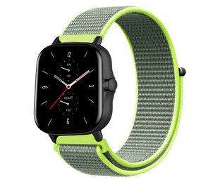 Strap-it® Amazfit GTS 2 Nylonarmband (Fluoreszierend) Strap-it® Amazfit GTS 2 Nylonarmband (Fluoreszierend)