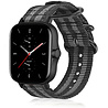 Strap-it® Strap-it Amazfit GTS 2 Nylon-Schnallenarmband (Schwarz/Grau) Strap-it® Strap-it Amazfit GTS 2 Nylon-Schnallenarmband (Schwarz/Grau)