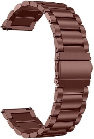 Strap-it® Strap-it Amazfit GTS 2 Stahlarmband (Bronze-Gold)