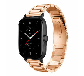 Strap-it® Amazfit GTS 2 Stahlarmband (Roségold) Strap-it® Amazfit GTS 2 Stahlarmband (Roségold)