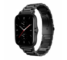 Strap-it® Amazfit GTS 2 Stahlarmband (Schwarz) Strap-it® Amazfit GTS 2 Stahlarmband (Schwarz)