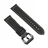 Strap-it® Strap-it Amazfit GTS 2 Lederarmband (Schwarz) Strap-it® Strap-it Amazfit GTS 2 Lederarmband (Schwarz)