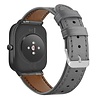 Strap-it® Strap-it Amazfit GTS 2 Armband Leder (Grau) Strap-it® Strap-it Amazfit GTS 2 Armband Leder (Grau)