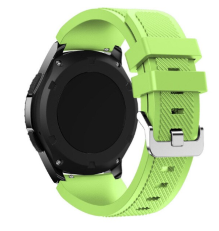Strap-it® Strap-it Amazfit GTS 3 Silikonarmband (Hellgrün)
