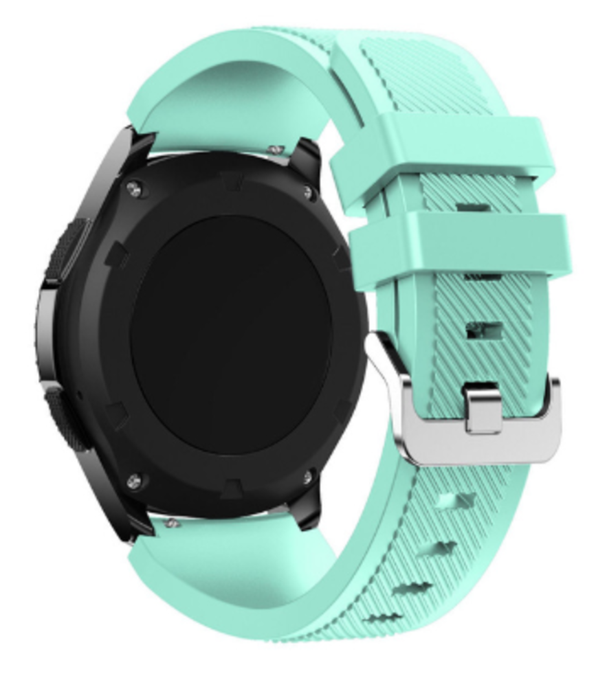 Strap-it® Strap-it Amazfit GTS 3 Silikonarmband (Aqua)