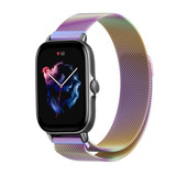 Strap-it® Amazfit GTS 3 Milanese Armband (Regenbogen)