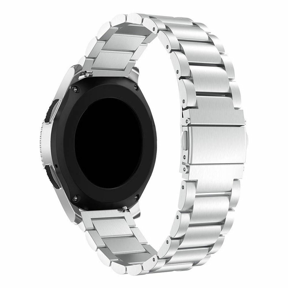 Strap-it® Strap-it Amazfit GTS 3 Stahlarmband (Silber)