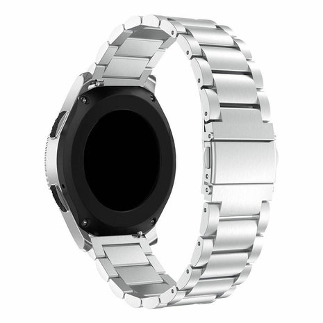 Strap-it® Strap-it Amazfit GTS 3 Stahlarmband (Silber)