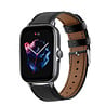 Strap-it® Strap-it Amazfit GTS 3 Armband Leder (eng-Schwarz) Strap-it® Strap-it Amazfit GTS 3 Armband Leder (eng-Schwarz)