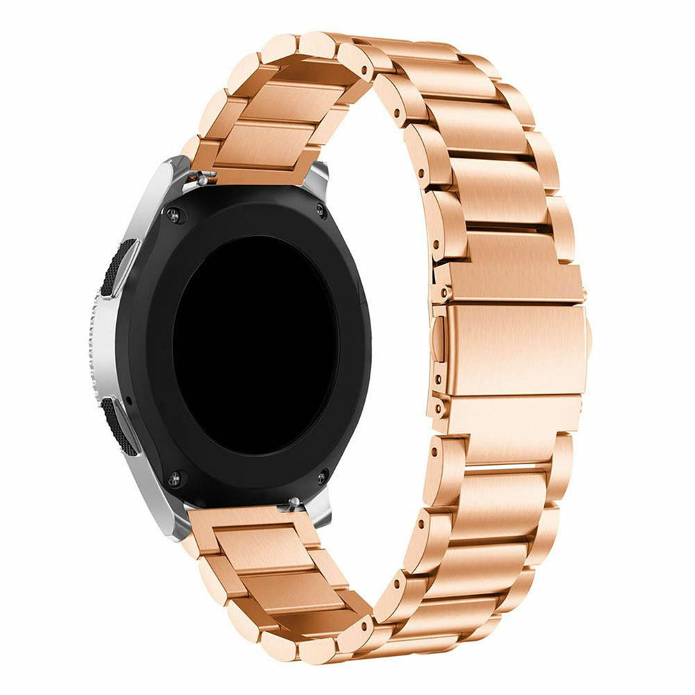 Strap-it® Strap-it Huawei Watch 3/3 Pro Stahlarmband (Roségold)