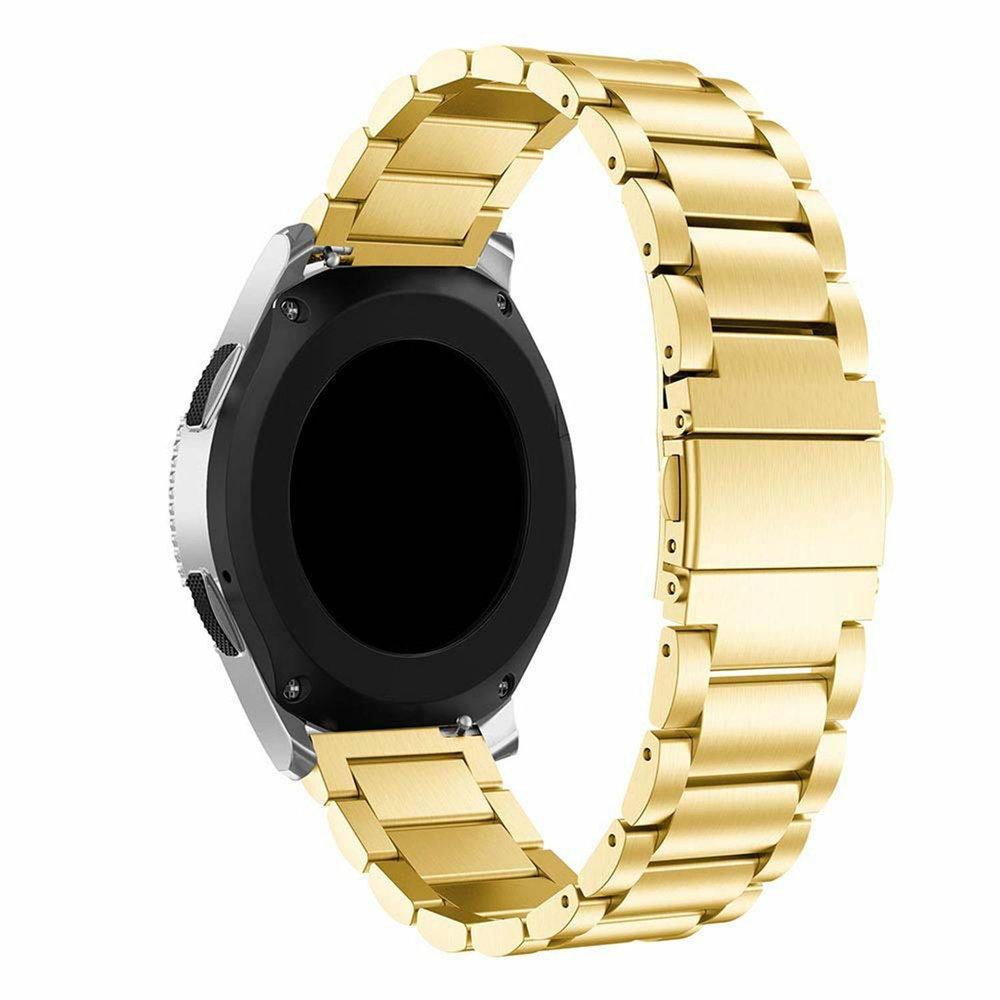 Strap-it® Strap-it Huawei Watch 3/3 Pro Stahlarmband (Gold)
