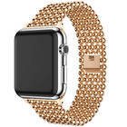 Strap-it® Strap-it Apple Watch Stahlperlenarmband (Roségold)
