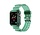 Strap-it Apple Watch Transparentes TPU-Band (Transparent grün)