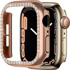 Strap-it® Strap-it Apple Watch 7/8/9 Diamond PC Hartschale 45mm (Roségold)