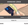 Strap-it® Strap-it Garmin Fenix 7s Stahlband (Schwarz) Strap-it® Strap-it Garmin Fenix 7s Stahlband (Schwarz)