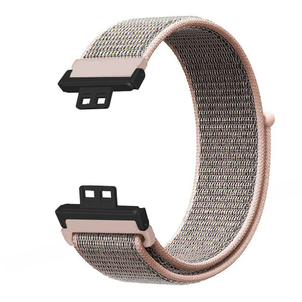 Strap-it® Strap-it Huawei Watch Fit Nylonarmband (Rosa Sand) Strap-it® Strap-it Huawei Watch Fit Nylonarmband (Rosa Sand)