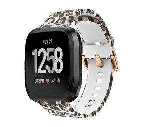 Strap-it® Lucky Leopard Fitbit Versa / Versa 2 Armband Strap-it® Lucky Leopard Fitbit Versa / Versa 2 Armband