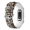 Strap-it® Strap-it Lucky Leopard Fitbit Charge 3/4 Armband Strap-it® Strap-it Lucky Leopard Fitbit Charge 3/4 Armband