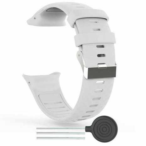 Strap-it® Strap-it Polar Vantage V Silikonarmband (Weiß) Strap-it® Strap-it Polar Vantage V Silikonarmband (Weiß)