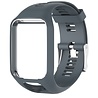 Strap-it® Strap-it TomTom Spark Silikonarmband (Grau) Strap-it® Strap-it TomTom Spark Silikonarmband (Grau)