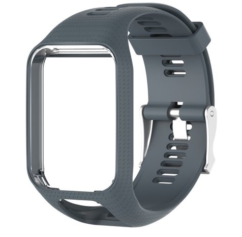 Strap-it® Strap-it TomTom Adventurer Silikonarmband (Grau) Strap-it® Strap-it TomTom Adventurer Silikonarmband (Grau)