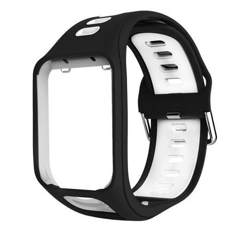 Strap-it® Strap-it TomTom Golfer 2 Sportschnallenarmband (Schwarz/Weiß) Strap-it® Strap-it TomTom Golfer 2 Sportschnallenarmband (Schwarz/Weiß)