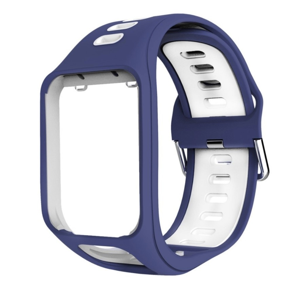 Strap-it® Strap-it TomTom Golfer 2 Sportschnallenarmband (Blau/Weiß) Strap-it® Strap-it TomTom Golfer 2 Sportschnallenarmband (Blau/Weiß)