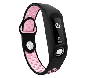 Strap-it® TomTom Touch Sportarmband (Schwarz/Rosa) Strap-it® TomTom Touch Sportarmband (Schwarz/Rosa)