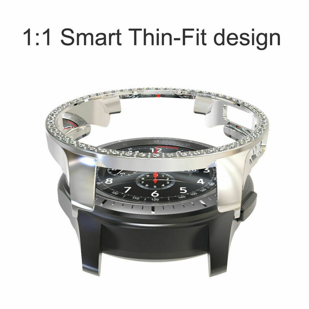 Strap-it® Strap-it Samsung Galaxy Watch 42mm Diamond PC Hülle (Silber) Strap-it® Strap-it Samsung Galaxy Watch 42mm Diamond PC Hülle (Silber)