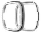 Strap-it® Strap-it Fitbit Versa 3 Diamond PC Hülle (Silber)