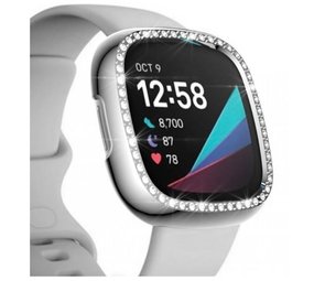 Strap-it® Fitbit Sense Diamond PC Hülle (Silber) Strap-it® Fitbit Sense Diamond PC Hülle (Silber)