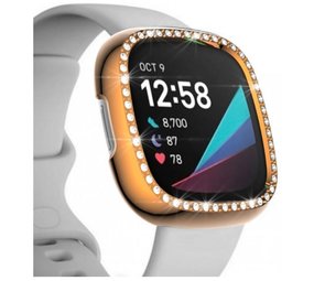 Strap-it® Fitbit Sense Diamond PC Hülle (Roségold) Strap-it® Fitbit Sense Diamond PC Hülle (Roségold)