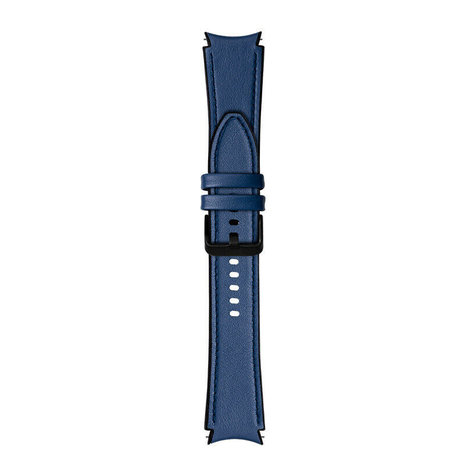 Strap-it® Strap-it Samsung Galaxy Watch 4 Classic 46mm Hybrid- Lederarmband (Dunkelblau) Strap-it® Strap-it Samsung Galaxy Watch 4 Classic 46mm Hybrid- Lederarmband (Dunkelblau)