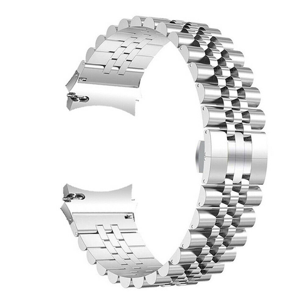 Strap-it® Strap-it Samsung Galaxy Watch 4 - 40mm Jubilee Stahlarmband (Silber)