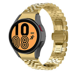 Strap-it® Samsung Galaxy Watch 4 - 40mm Jubilee Stahlarmband (Gold) Strap-it® Samsung Galaxy Watch 4 - 40mm Jubilee Stahlarmband (Gold)