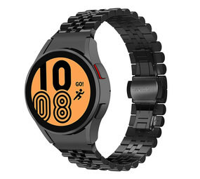 Strap-it® Samsung Galaxy Watch 4 - 44mm Jubilee Stahlarmband (Schwarz) Strap-it® Samsung Galaxy Watch 4 - 44mm Jubilee Stahlarmband (Schwarz)