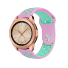 Strap-it® Strap-it Samsung Galaxy Watch 42mm Sportarmband (Rosa/Aqua)