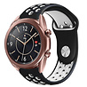 Strap-it® Strap-it Samsung Galaxy Watch 3 41mm Sportarmband (Schwarz/Weiß) Strap-it® Strap-it Samsung Galaxy Watch 3 41mm Sportarmband (Schwarz/Weiß)