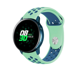 Strap-it® Samsung Galaxy Watch Active Sportarmband (Aqua/Blau) Strap-it® Samsung Galaxy Watch Active Sportarmband (Aqua/Blau)