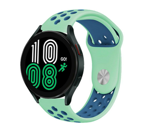 Strap-it® Samsung Galaxy Watch 4 - 40mm Sportarmband (Aqua/Blau) Strap-it® Samsung Galaxy Watch 4 - 40mm Sportarmband (Aqua/Blau)