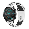 Strap-it® Strap-it Huawei Watch GT 2 Sportarmband (Weiß/Schwarz) Strap-it® Strap-it Huawei Watch GT 2 Sportarmband (Weiß/Schwarz)
