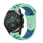 Strap-it® Strap-it Huawei Watch GT 2 Sportarmband (Aqua/Blau)