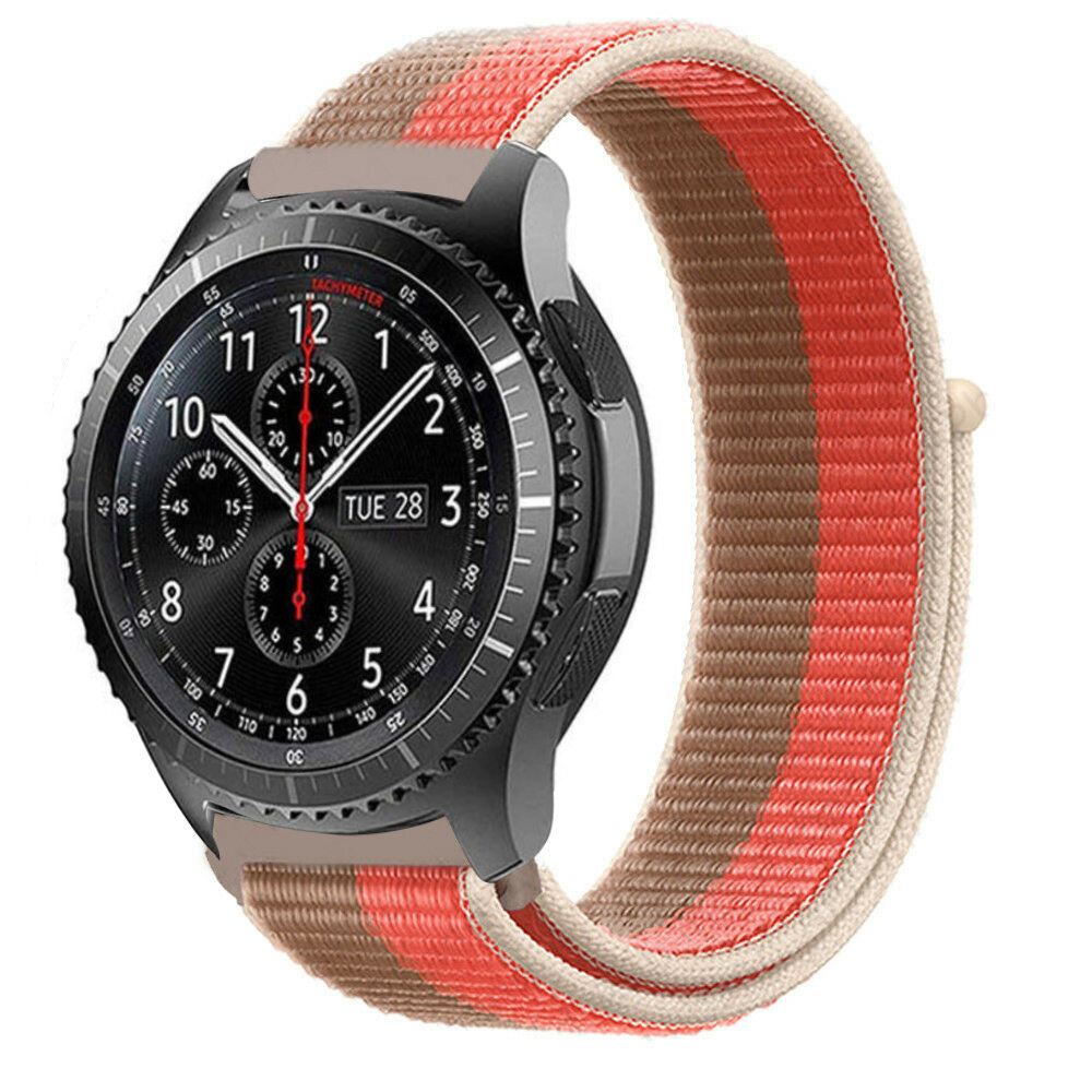 Strap-it® Strap-it Samsung Galaxy Watch 46mm Nylonarmband (Pampelmuse)