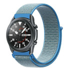 Strap-it® Strap-it Samsung Galaxy Watch 3 45mm Nylonarmband (Blau)