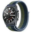 Strap-it® Strap-it Samsung Galaxy Watch 3 45mm Nylonarmband (Moosgrün)