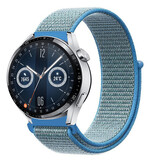 Strap-it® Huawei Watch GT 3 46mm Nylonarmband (Blau) Strap-it® Huawei Watch GT 3 46mm Nylonarmband (Blau)