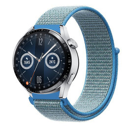 Strap-it® Huawei Watch GT 3 46mm Nylonarmband (Blau) Strap-it® Huawei Watch GT 3 46mm Nylonarmband (Blau)