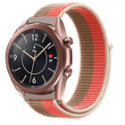 Strap-it® Strap-it Samsung Galaxy Watch 3 41mm Nylonarmband (Pampelmuse)